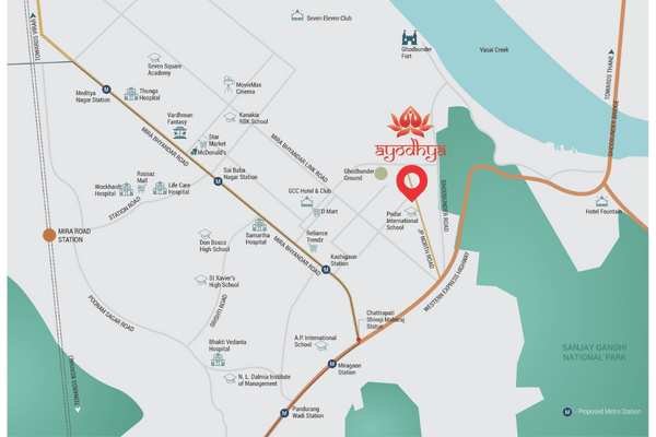 Ayodhya location map